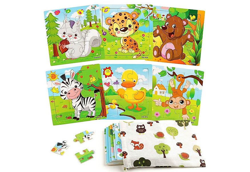 CLTYQ Puzzle Tierkinder Puzzleteile Kinder Puzzle ab 3 Jahre Mädchen Jungen günstig online kaufen