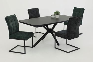 HELA Esstisch "JANA" 1 Stk. tlg. ABS-Kante, Melamin, bootsförmig, aufgedopp günstig online kaufen