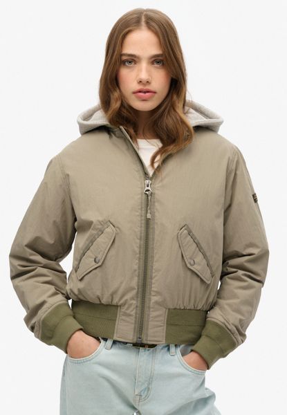 Superdry Bomberjacke "HOODED MA1 BOMBER JACKET" mit Kapuze günstig online kaufen