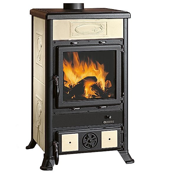 La Nordica Kaminofen Kaminöfen Keramik Panna 8,8 kW mit Automatik günstig online kaufen