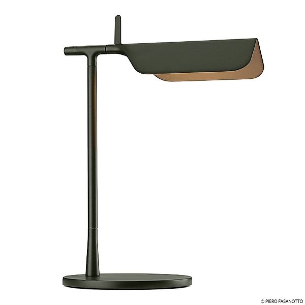 FLOS Tab T LED-Tischleuchte, dunkelgrün matt günstig online kaufen