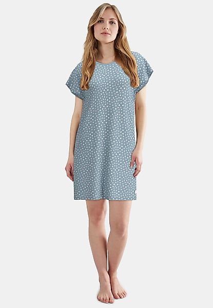 TOM TAILOR Nachthemd mit Motiv, knielang, Kurzarm, Rundhalsausschnitt, Baum günstig online kaufen