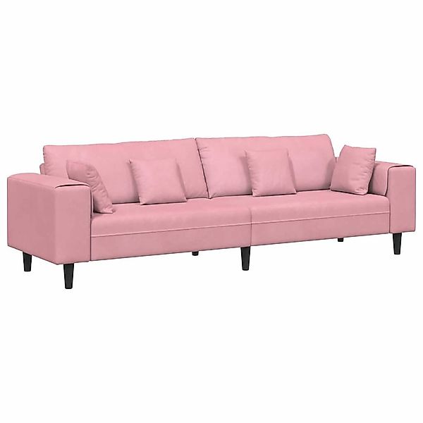 vidaXL Sofa Samt Sofa mit Kissen günstig online kaufen