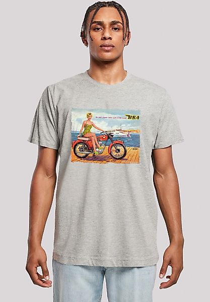 F4NT4STIC T-Shirt "BSA C15 Star 1962 Motorcycle Dockside Ad", Premium Quali günstig online kaufen