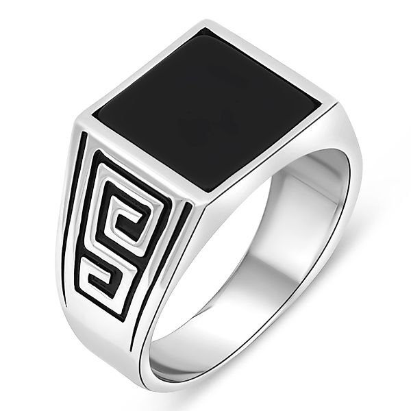 Tony Fein Siegelring Onyx Stein Schwarz günstig online kaufen