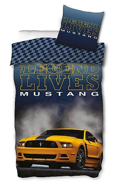 SkyBrands Bettwäsche Ford Mustang THE LEGEND LIVES - Bettwäsche-Set, 135x20 günstig online kaufen