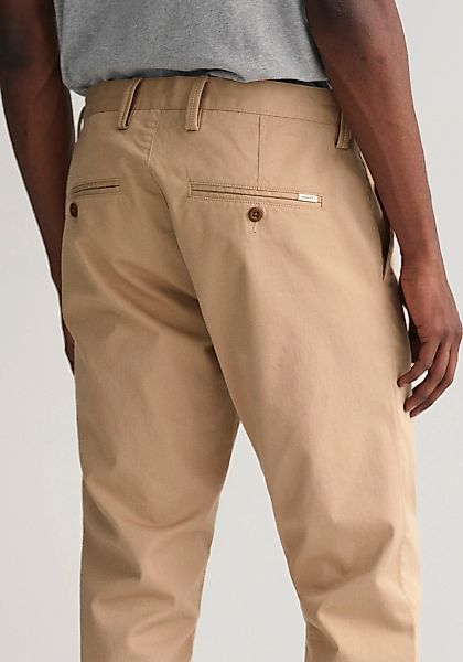 Gant Chinohose "SLIM TWILL CHINOS", mit gefütterten Seitentaschen günstig online kaufen