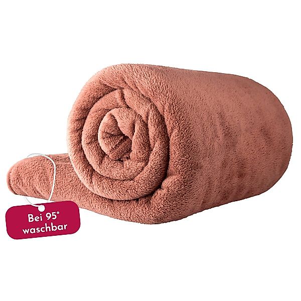 Wohndecke Kuscheldecke aus 100% Polyester, 150x220 günstig online kaufen