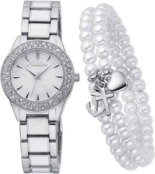 Aniston JEWELRY & WATCHES Quarzuhr, (Set, günstig online kaufen