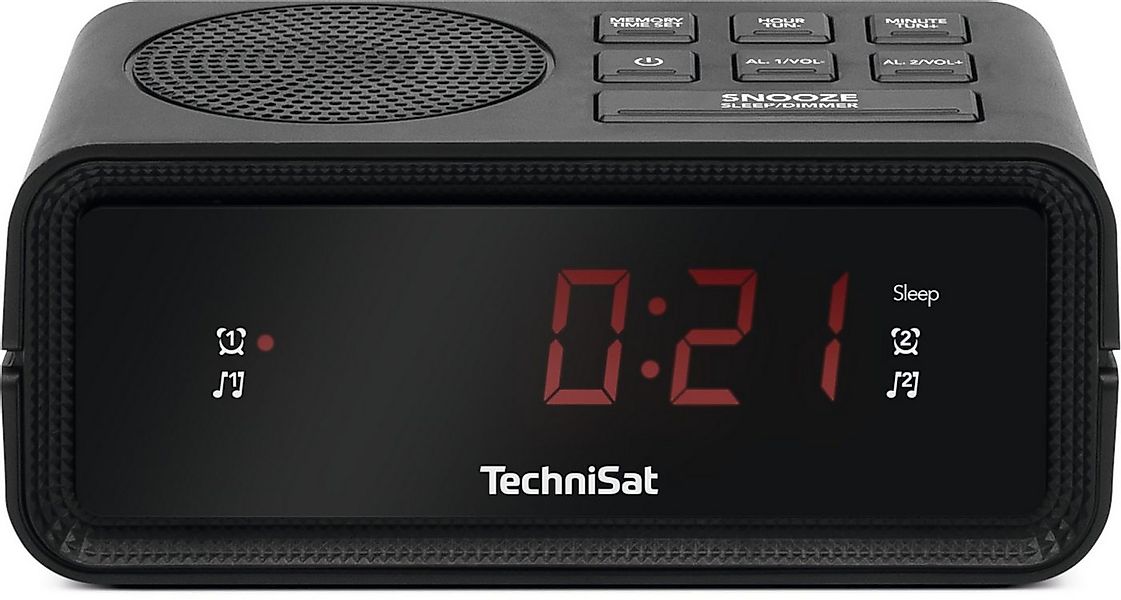TechniSat Radiowecker DIGICLOCK 2 UKW-Radio, Wecktimer, Snooze-Funktion günstig online kaufen