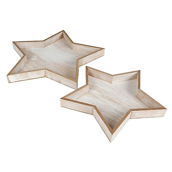 BURI Dekoteller Dekotablett-Set Stern 2-teilig aus günstig online kaufen