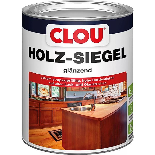 Clou Holz-Siegel EL Transparent glänzend 750 ml günstig online kaufen