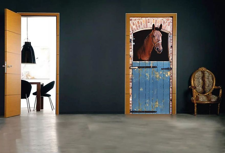 Papermoon Fototapete »Horse - Türtapete«, matt günstig online kaufen