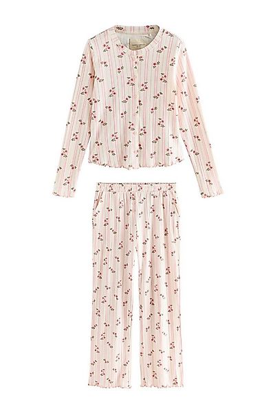 LAURA ASHLEY Pyjama Langärmeliger Laura Ashley Pointelle-Schlafanzug (2 tlg günstig online kaufen