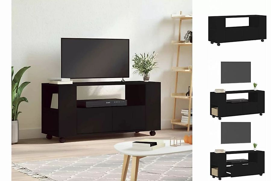 vidaXL TV-Schrank TV-Schrank Schwarz 102x34,5x43 cm Holzwerkstoff TV-Lowboa günstig online kaufen