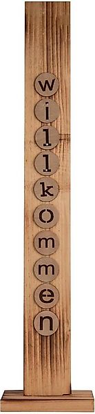 näve LED Dekoobjekt Willkommen, Timerfunktion, LED fest integriert, Warmwei günstig online kaufen