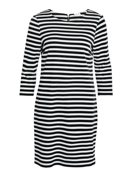 Vila Jerseykleid VININNY 3/4 O-NECK DRESS/LC günstig online kaufen