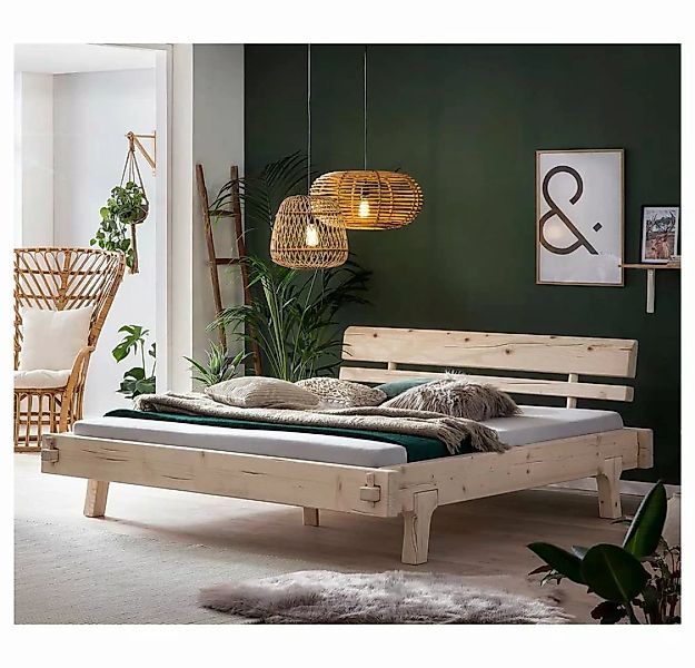 Pharao24 Holzbett Inverno, aus Massivholz günstig online kaufen
