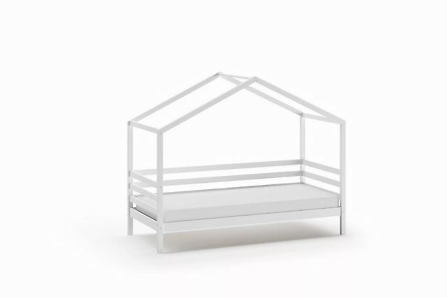 Home affaire Hausbett, (Made in Europe), 90x200 cm mit Dachaufbau, seitl. U günstig online kaufen