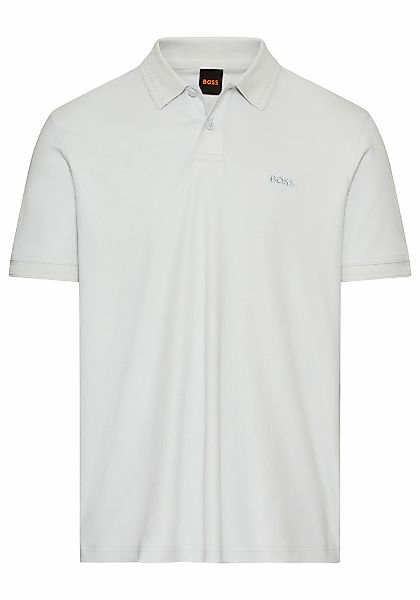 BOSS ORANGE Poloshirt "Pe Interlock", aus Baumwoll-Piqué mit Logo-Print Reg günstig online kaufen