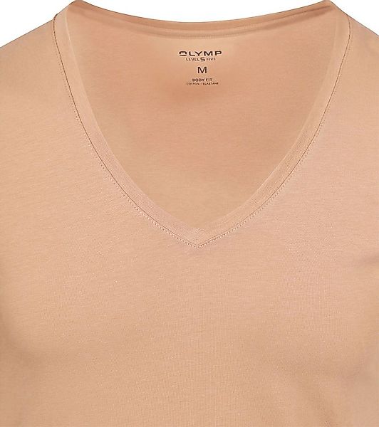 OLYMP Level Five Unsichtbares Unterhemd Tiefer V-Hals  - Größe L günstig online kaufen