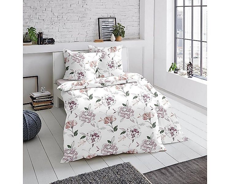 TRAUMSCHLAF Bettwäsche Atherton, Biber, 3 teilig, Biberbettwäsche weich und günstig online kaufen