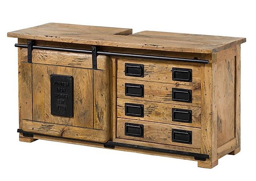 Massivmoebel24 Waschbeckenunterschrank #177 (Unterschrank Mango 120x40x60 n günstig online kaufen