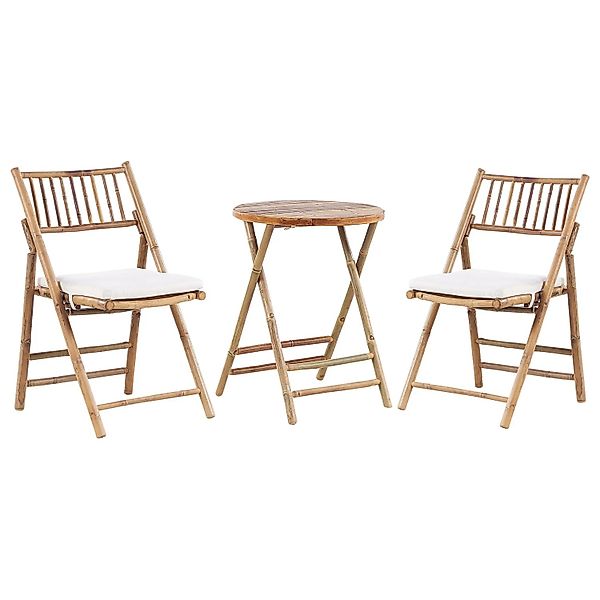 Beliani Bistro Set SAVELLETRI Cremeweiß 55x49x87 günstig online kaufen