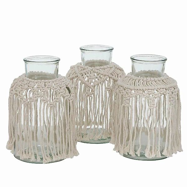 Boltze Vasen Makramee Vase 30 cm sortiert (1 Stück) günstig online kaufen