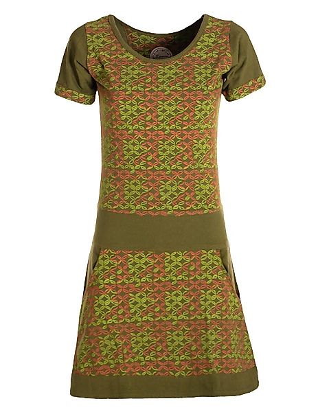 Vishes Tunikakleid Damen Longshirt-Kleid kurzarm Mini-Kleid günstig online kaufen
