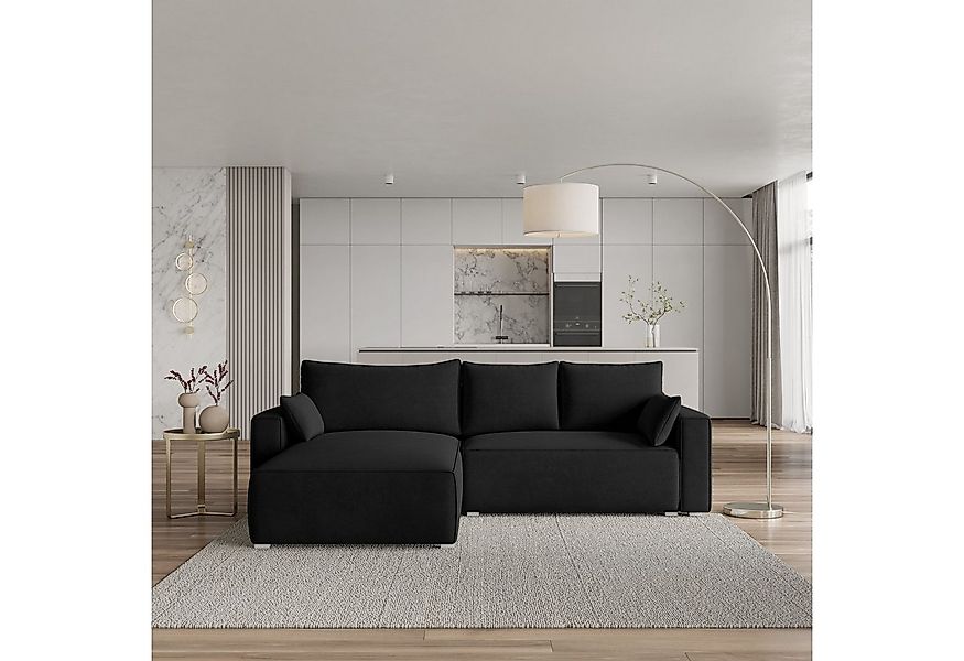 Masseno Ecksofa FORIL mit Schlaffunktion L-Form, Sofa mit Bettkasten günstig online kaufen