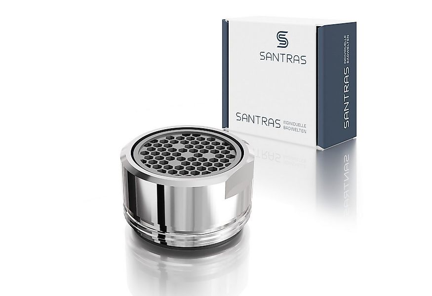 Santras Waschtischarmatur Luftsprudler / Strahlregler M24 in Chrom (1-St) günstig online kaufen