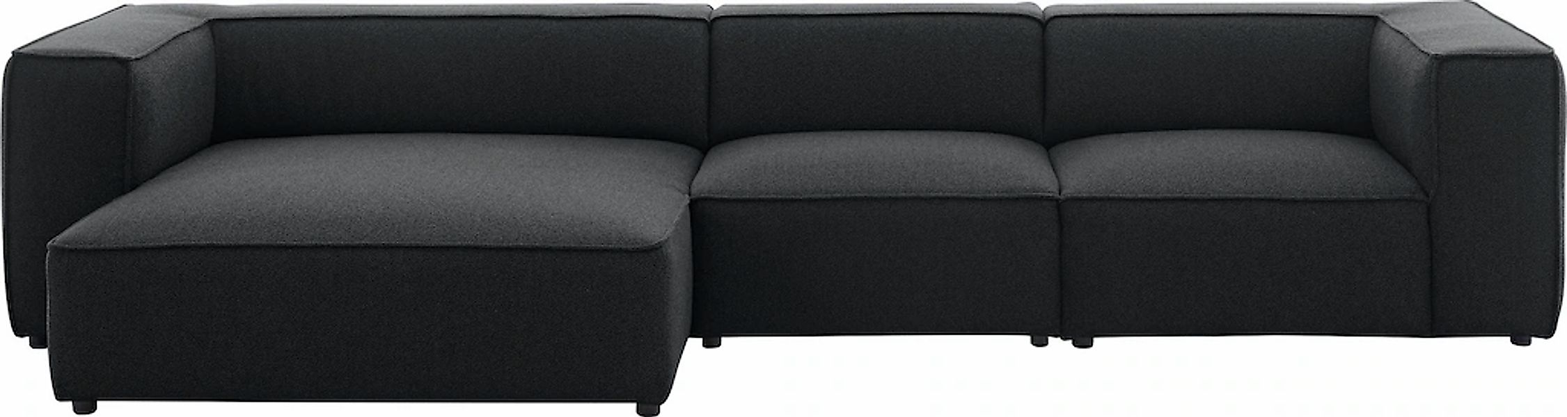 W.SCHILLIG Ecksofa »around-the-block«, mit eleganter Biese, mit Federkern, günstig online kaufen