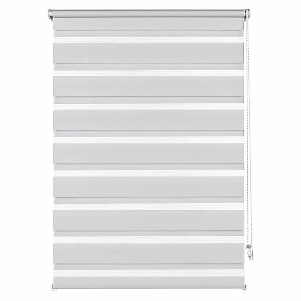 Gardinia Easyfix Doppelrollo mit Montageschiene 90 cm x 220 cm Weiß günstig online kaufen