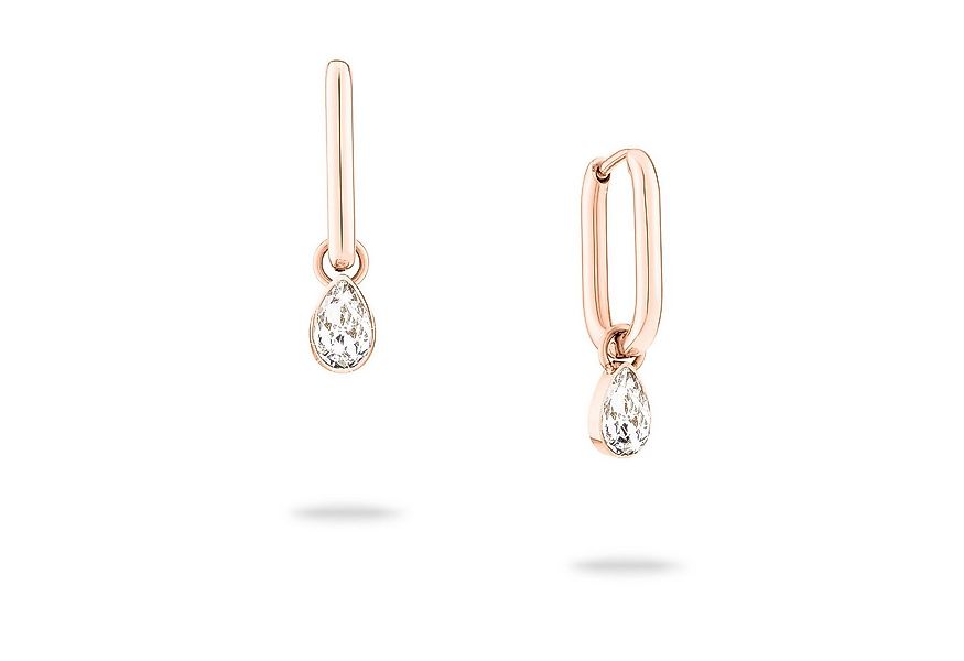 Echtzeit Paar Creolen Schmuck Geschenk Edelstahl Ohrringe Like Diamonds Tro günstig online kaufen