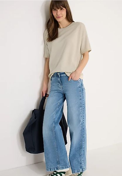 Kurzarm T-Shirt in Garment Dye Optik günstig online kaufen