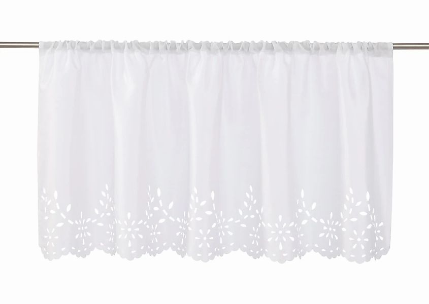 Home affaire Scheibengardine Neapel, Stangendurchzug (1 günstig online kaufen