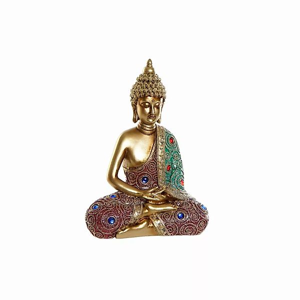 Deko-figur Dkd Home Decor Golden Buddha Harz (20 X 10 X 28 Cm) günstig online kaufen