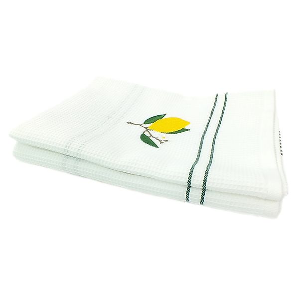 Lasa Home Geschirrtuch Embroideries, (Set, 2-tlg), günstig online kaufen