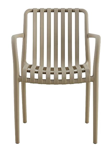 Garten-Stuhl 1 Stück Beige günstig online kaufen