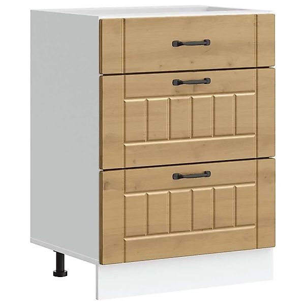 vidaXL Küchen-Unterschrank Lucca Artisan-Eiche Holzwerkstoff 854278 günstig online kaufen