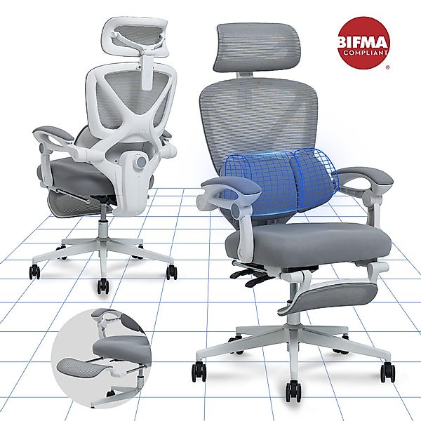 FLEXISPOT Drehstuhl Ergonomischer Bürostuhl mit X-Design günstig online kaufen