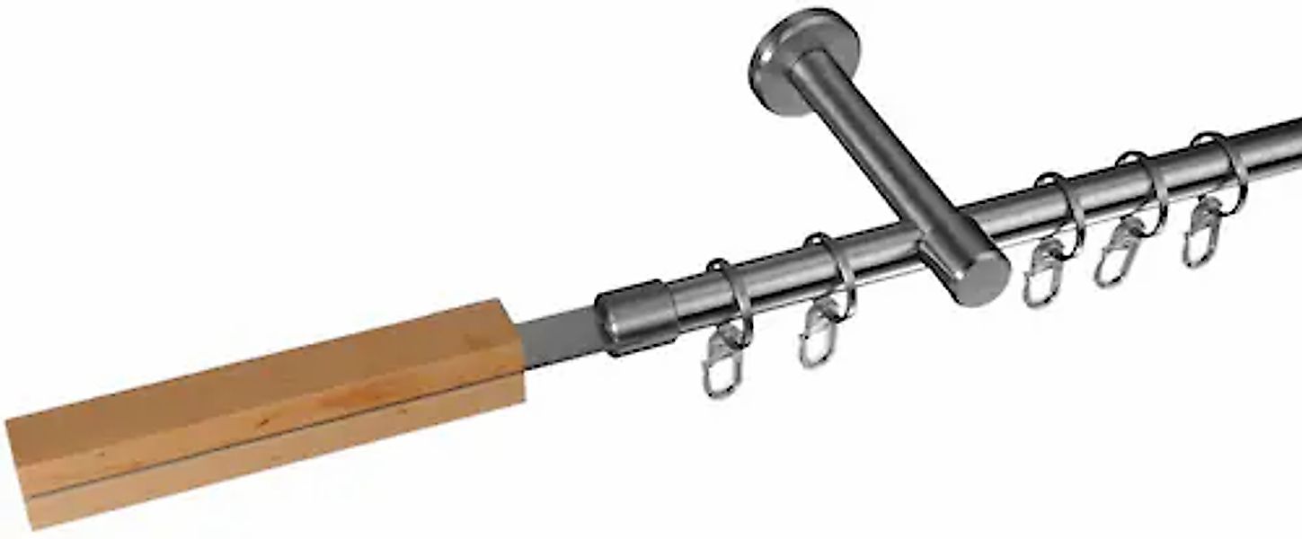 Liedeco Gardinenstange »Stil Thisted« Ø 16 mm 1 läufig-läufig Fixmaß 1-läuf günstig online kaufen