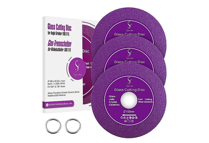 LuxusKollektion Multitool 3 Stück Glasschneider Diamantscheibe 100x22,23 mm günstig online kaufen