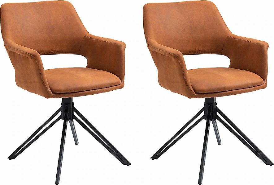 byLIVING Esszimmerstuhl "Estelle" (Set) 2 Stk.360 Grad drehbar günstig online kaufen