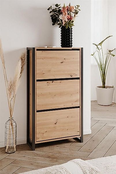 möbelvita Schuhkipper Schuhkipper Portland 49A in Dekor Artisan Oak / anthr günstig online kaufen