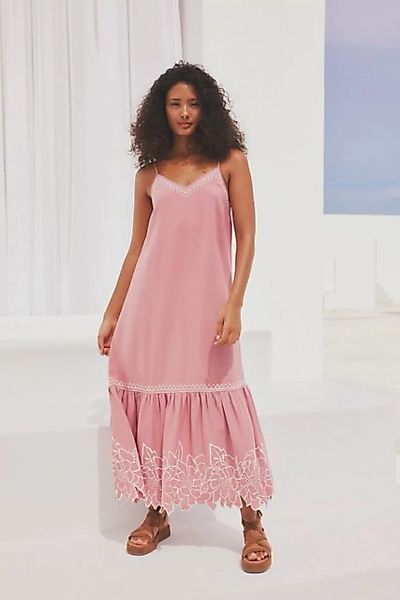 Next Sommerkleid Besticktes Trägerkleid für den Sommer (1-tlg) günstig online kaufen