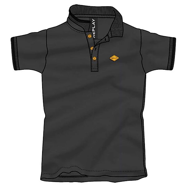 Replay Kurzarm Polo Shirt XS Black günstig online kaufen