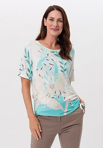 FRANK WALDER Kurzarmshirt mit wunderschönem Blütendruck günstig online kaufen