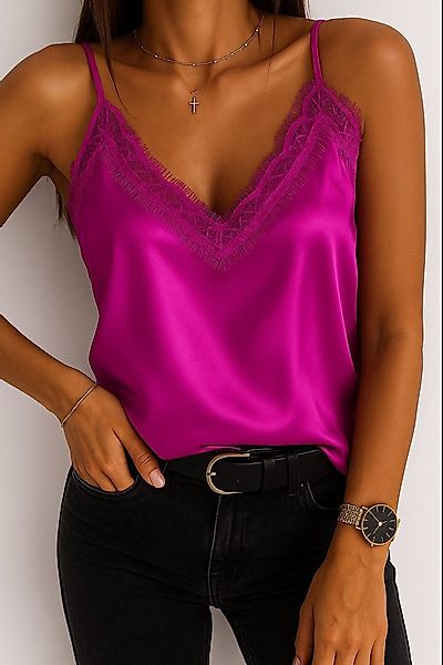 Worldclassca Trägertop Worldclassca Damen Trägertop mit Spitze Sommer Spagh günstig online kaufen